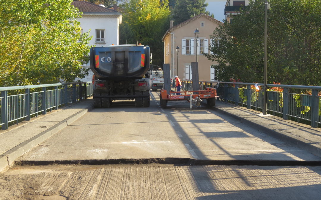 Travaux pont de la poste