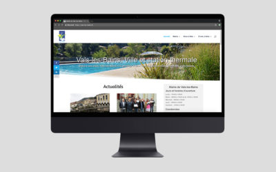 Vals-les-Bains lance la nouvelle version de son site Internet