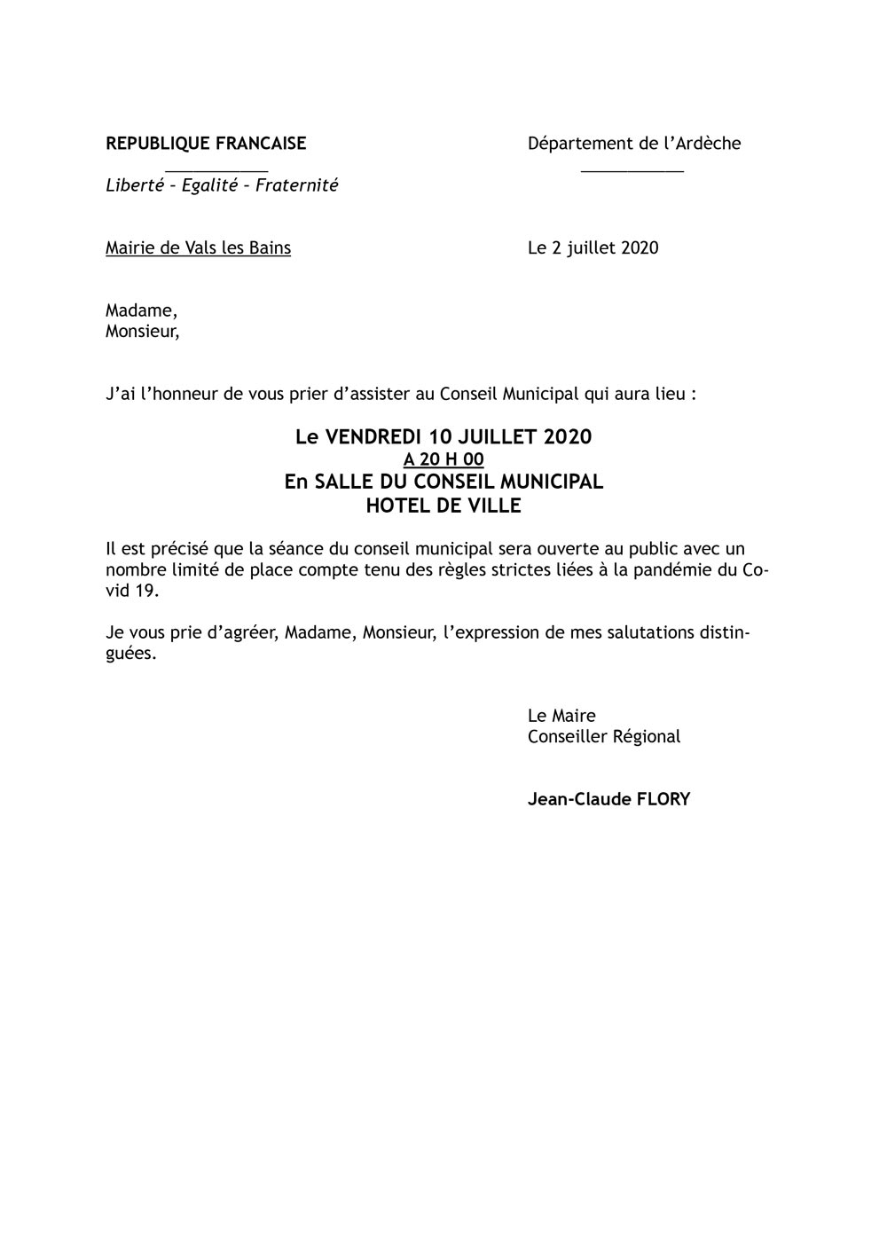 CM-1 Horaires Mairie