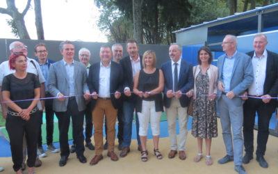 Inauguration de la crèche-halte-garderie Les P’tits Loups. 