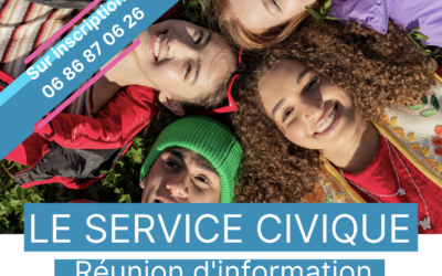 Réunion d’information – Service civique – Jeudi 4 mai à 18h00 en mairie