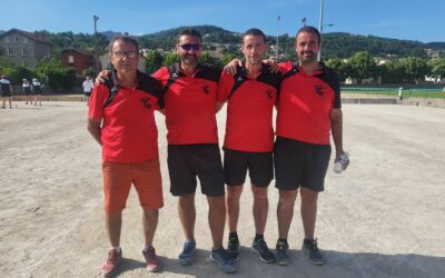 BOULES : 2ème titre de Champions d’Ardèche pour les Valsois !