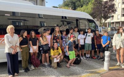 Les enfants du centre de loisirs en camp de vacances à Sète !