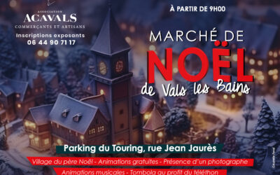 Marché de Noël de l’association des commerçants et artisans – dimanche 10 décembre