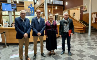 Visite de madame la sous-préfète de Largentière.