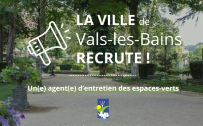 OFFRE D’EMPLOI : Agent(e) d’entretien des espaces-verts.