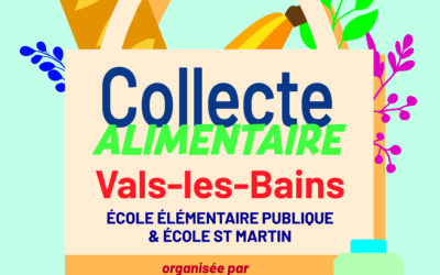 Collecte alimentaire organisée par le conseil municipal des jeunes