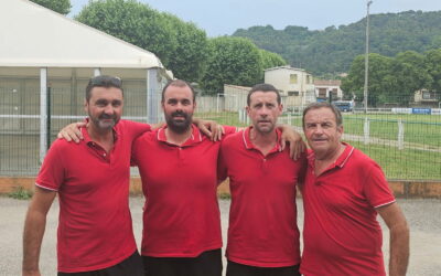 Les boulistes Valsois champions d’Ardèche M4