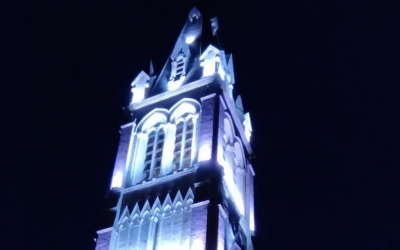 L’église Saint-Martin brille à nouveau la nuit