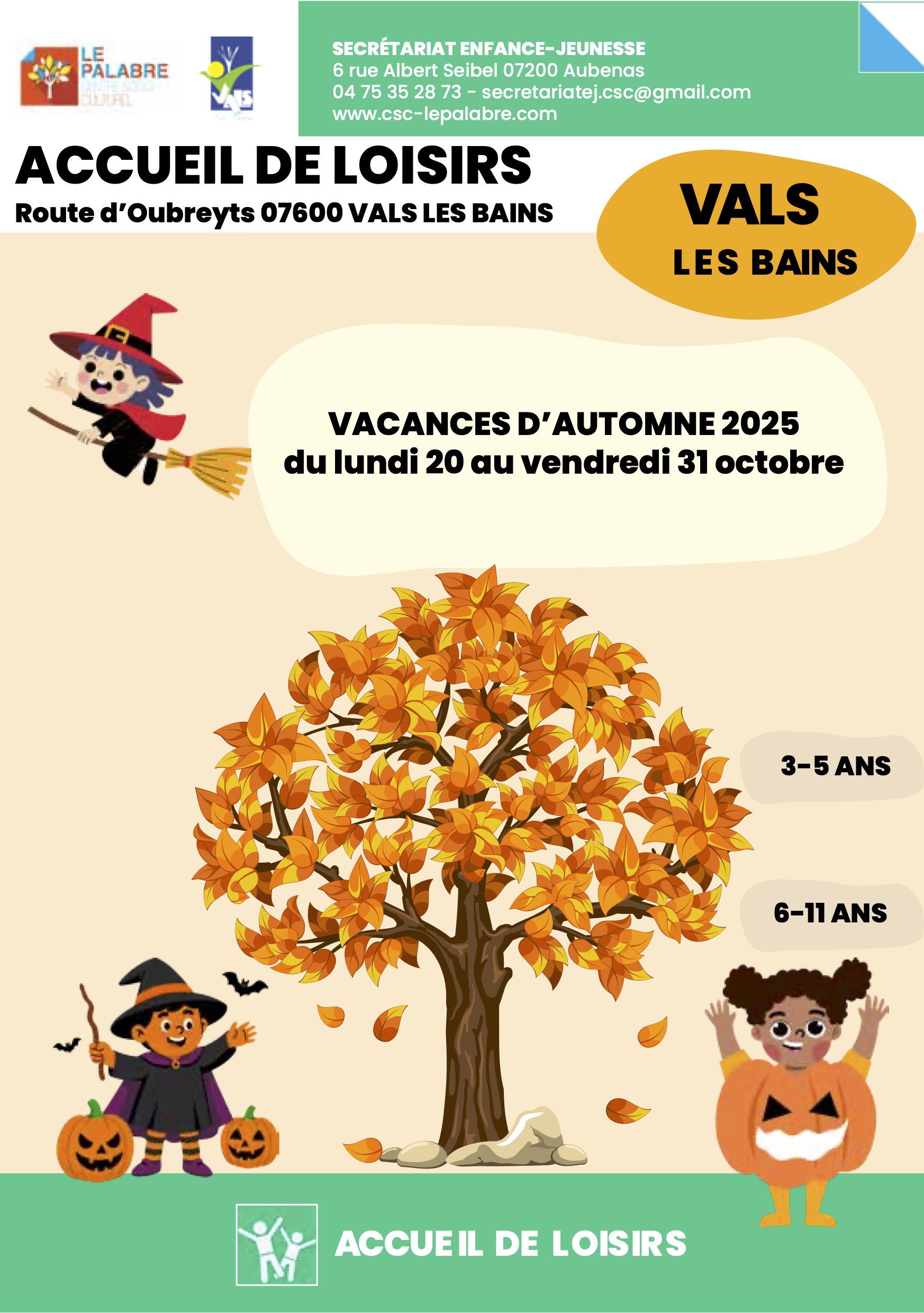 centre de loisirs automne