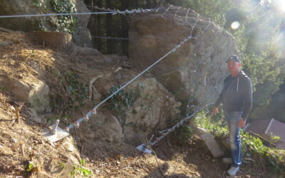 Le Rousillon : sécurisation du chemin communal