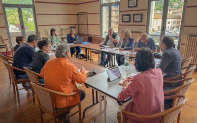 Réunion de travail avec les conseillers départementaux Jean-Yves Meyer et Cécile Duchamp
