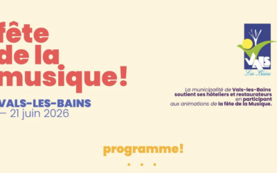 Fête de la Musique à Vals-les-Bains : le programme du week-end du 21 juin